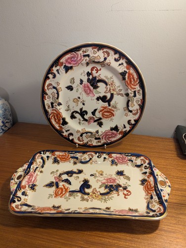 Masons mandalay pottery plates - mandalay,