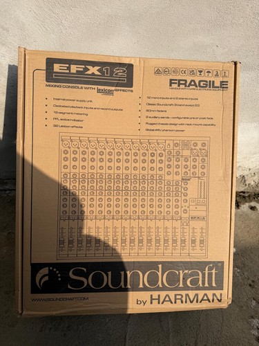 Soundcraft efx12 mixing desk - efx12,