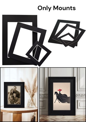 Black photo picture frame - black,
