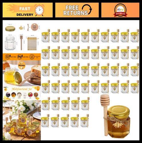 Pack mini hexagonal glass - 50,