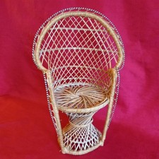 RETRO 1970s WICKER DOLLS SIZE