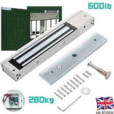 Electric Magnetic Door Lock 600LB 280KG Holding Force for Access Safety Control