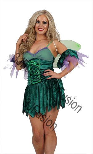 Women adult green fairy pixie - women,