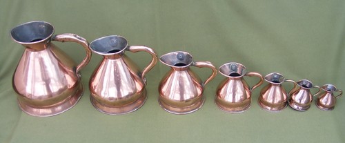 Fine set antique - fine, copper