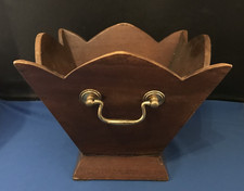 Vintage Mahogany Planter with