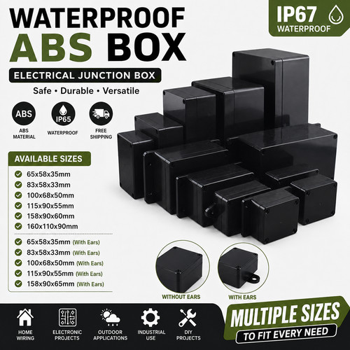 Waterproof junction box abs - junction,