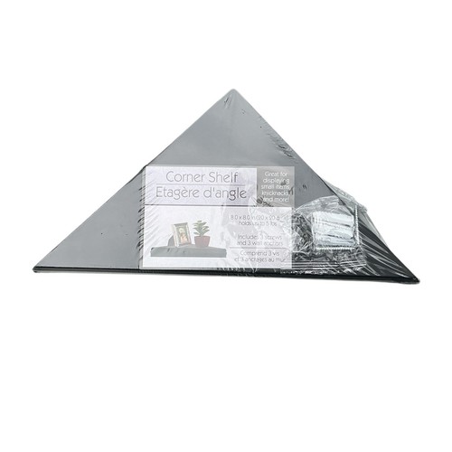Corner mounting shelf floating - corner,