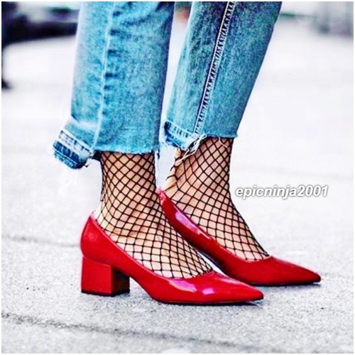 Zara red patent - red, heel