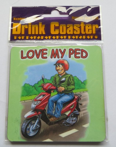 Moped rider motorcycle - moped, drinks