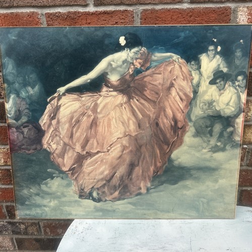 Vtg the red skirt tretchikoff - vtg,