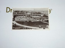 EASTBOURNE, REDOUBT BANDSTAND. 1950 POSTED POSTCARD