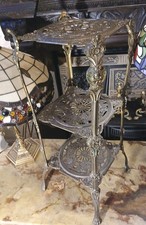 Antique Brass Cake Stand