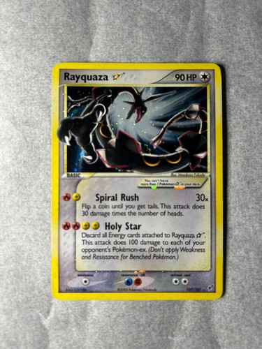 Rayquaza gold star - rayquaza,