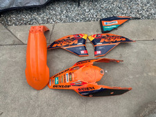 KTM 250 SXF XCF XCF-W ORIGINAL OEM PLASTICS FENDERS SIDE PLATES 💥 2008 - 2011