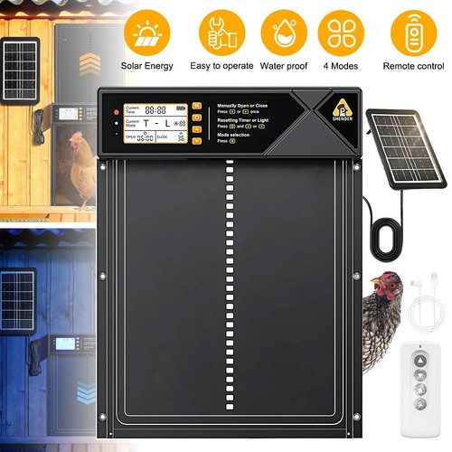 Automatic chicken coop door - chicken,