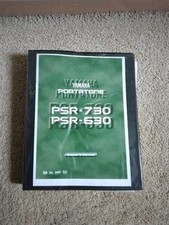YAMAHA PSR-730 PSR-630 USER MANUAL PAPER A4 FORMAT IN FOLDER 175 pages excellent