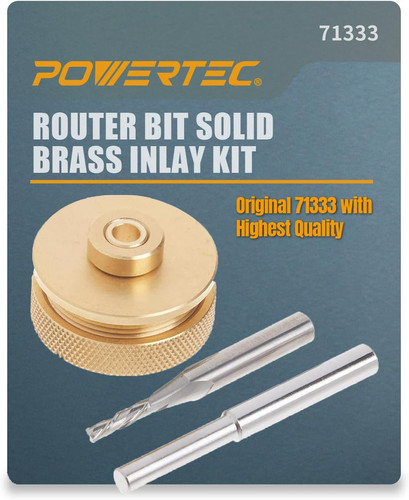Router bits solid brass - brass, inlay