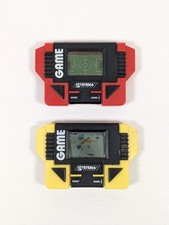2No Systema LCD Handheld Games Space Rescue & Football Late 1980's - Untested