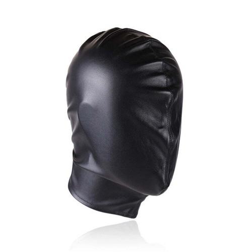 Fetish blackout bondage hood - fetish,