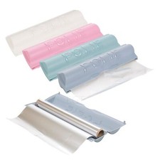 Plastic Food Wrap Holder Kitchen Foil Cling Film Foil Cutter Roll Holder