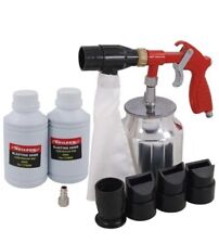 Air Sandblaster Gun Kit - Includes Blasting Sand Grit 60 and 4 Nozzles CT4694