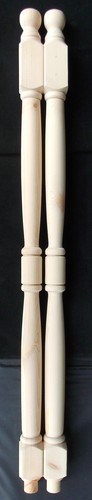 Pine turned cheval - pine,