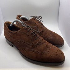 Church’s Brown Suede Brouge Shoes Men’s Size Uk 7