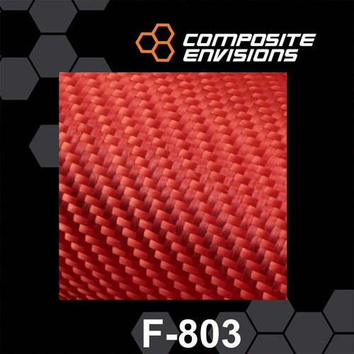 Red aramid fabric 2x2 - aramid, twill