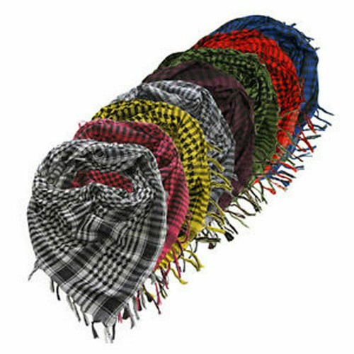 Red arab head scarf - red, wrap