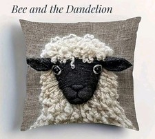 Comical Sheep Cushion Cover