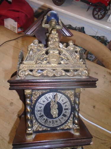Vintage dutch wall clock - vintage,