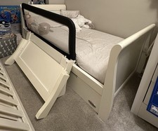 Obaby Stamford Classic Sleigh Cot Bed - White