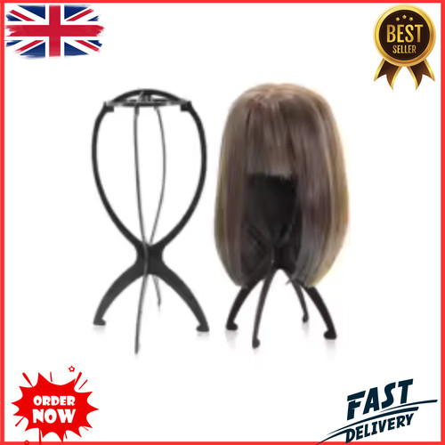 Foldable wig stand plastic - foldable,