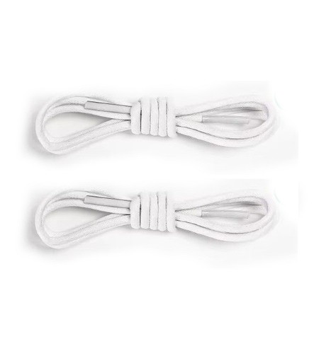 White 5mm thin round - 2.5mm,