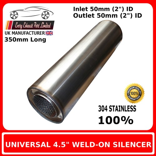 Weld on stainless - 4.5", x