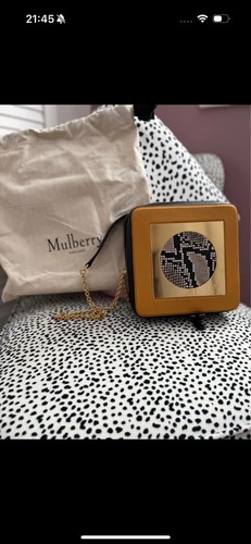 Mulberry bag with gold - , chain