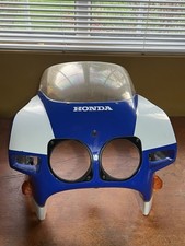 Honda cbr 400rr Nc23 Nose Cone Fairing Blue White Genuine Honda VGC