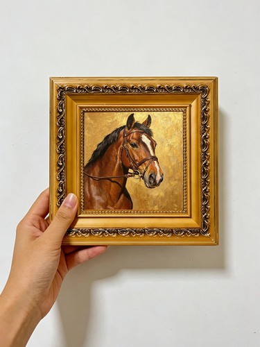 Horse oil painting custom - painting,