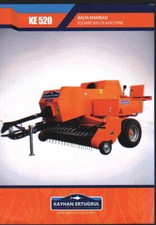 KAYHAN ERTUGRUL "KE 520" Square Baler Brochure Leaflet