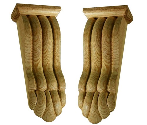 Regency style wood corbels - regency,