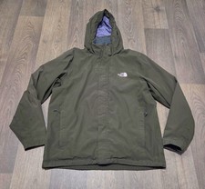 The North Face ' Hyvent Hooded Waterproof Jacket ' - Mens Large - Green