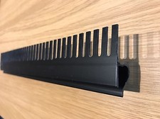 400mm Length Black PVC Aquarium Weir Comb. 3 Styles. Marine Sump Tank Refugium