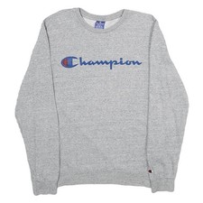 CHAMPION Mens Grey Crew Neck S