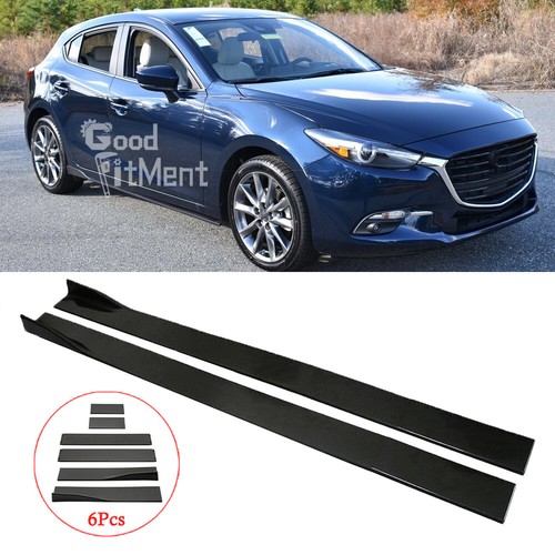 Glossy side skirts - side,