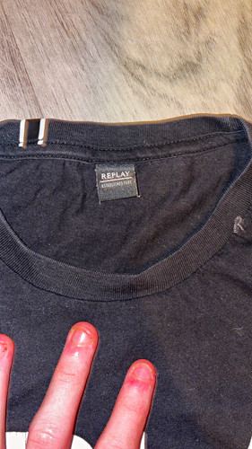 Replay men black crew neck - men’s,