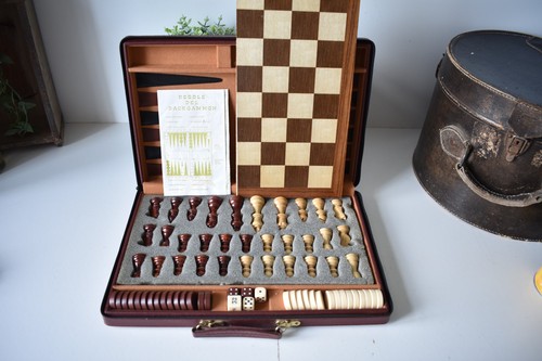Vintage backgammon chess - backgammon/,