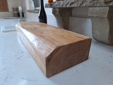 4" THICK HUGE Live Edge James Martin style chopping board. Butchers Block OAK