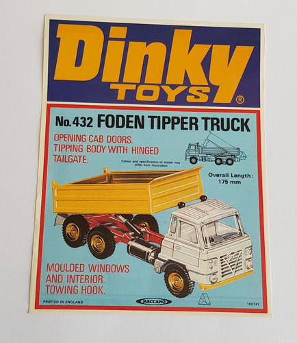 Dinky toys 432 foden - toys, 432,