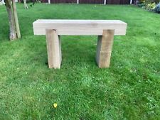  1 Seater Wooden Rustic Garden Sleeper Seat Outdoor Patio Furniture 