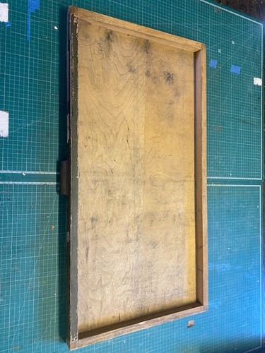 Antique wooden type case - wooden,